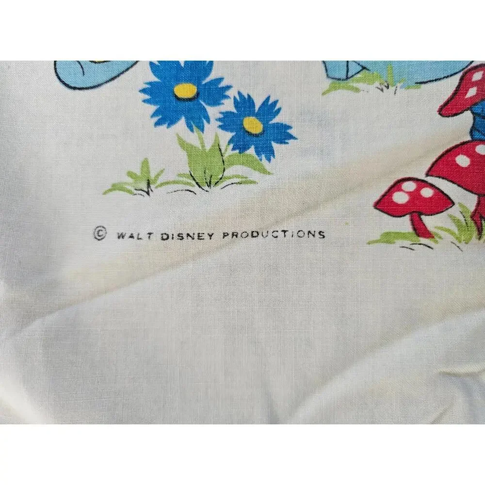 Vintage Walt Disney Productions Standard Pillowcase 42